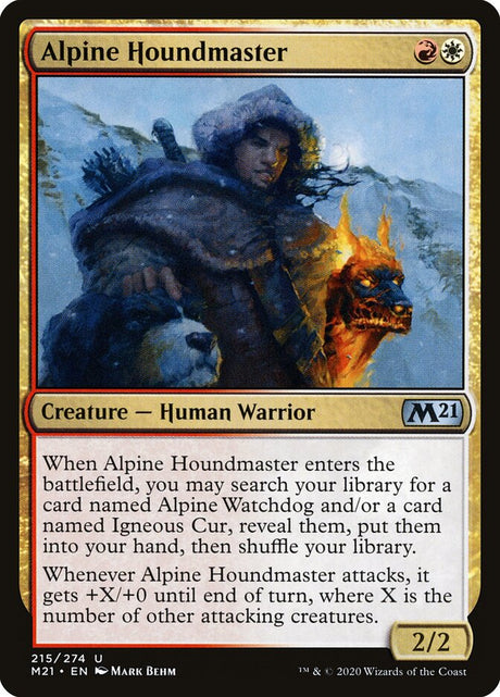 Alpine Houndmaster (215) - Core Set 2021 (M21)