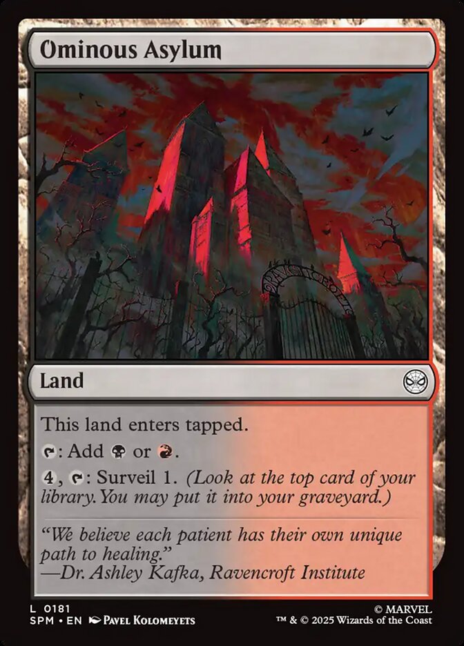 Ominous Asylum (181) - [Foil] Marvel's Spider-Man (SPM)