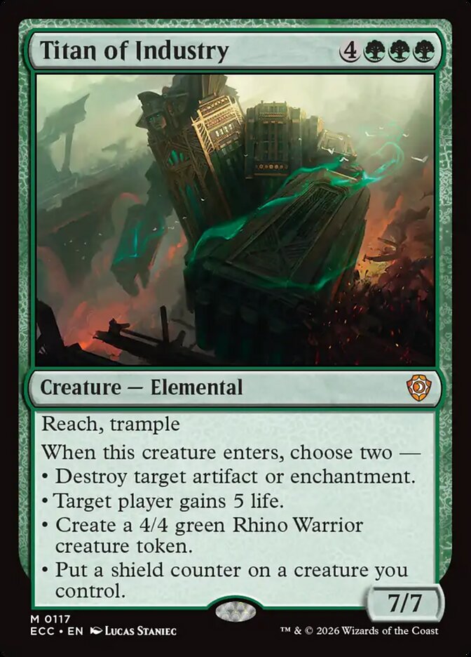 Titan of Industry (117) - Lorwyn Eclipsed Commander (ECC)