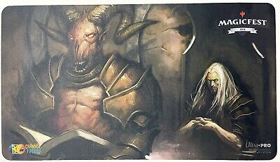 MTG Magic the Gathering Playmat 2019 Magicfest Demonic Tutor - (Open Box)