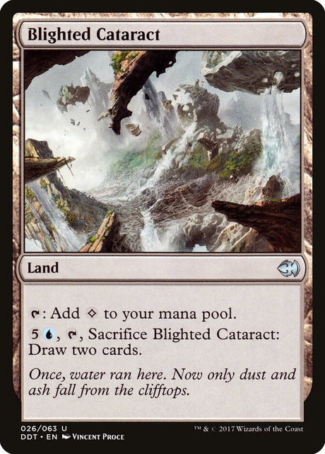 Blighted Cataract (26) - Duel Decks: Merfolk vs. Goblins (DDT)