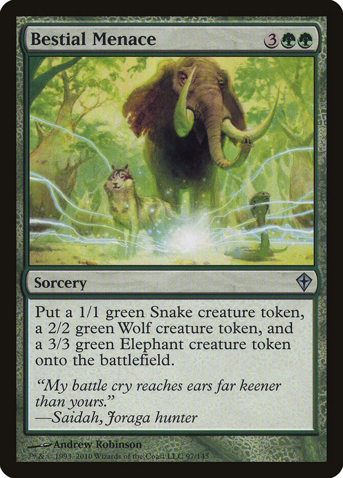 Bestial Menace (97) - Worldwake (WWK)