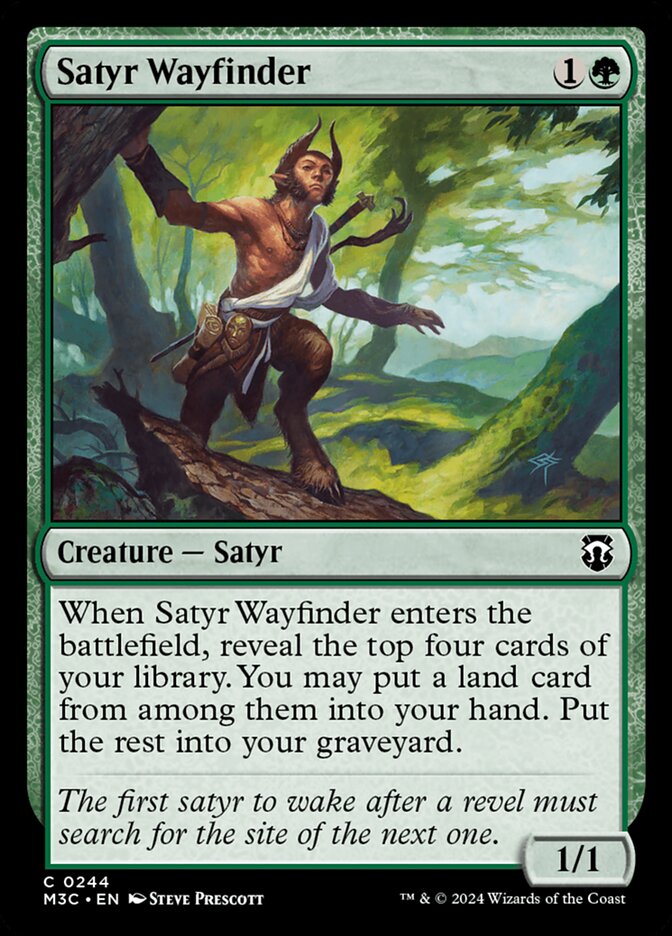Satyr Wayfinder (244) - Modern Horizons 3 Commander (M3C)