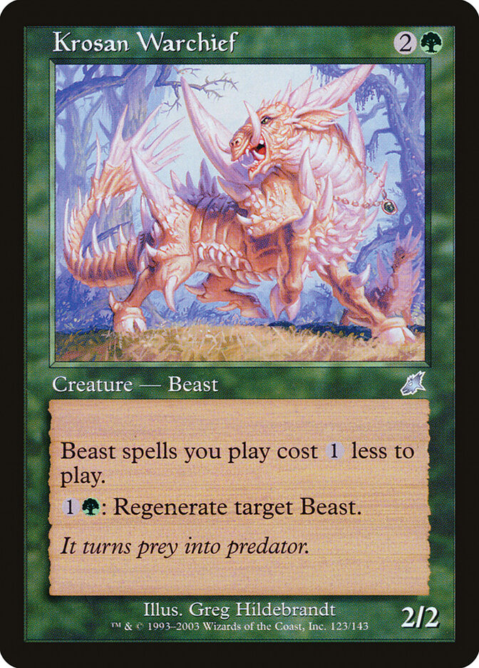 Krosan Warchief (123) - Scourge (SCG)