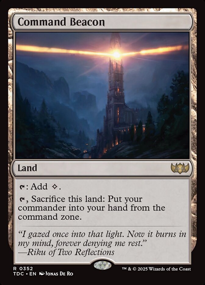Command Beacon - Tarkir: Dragonstorm Commander (TDC)