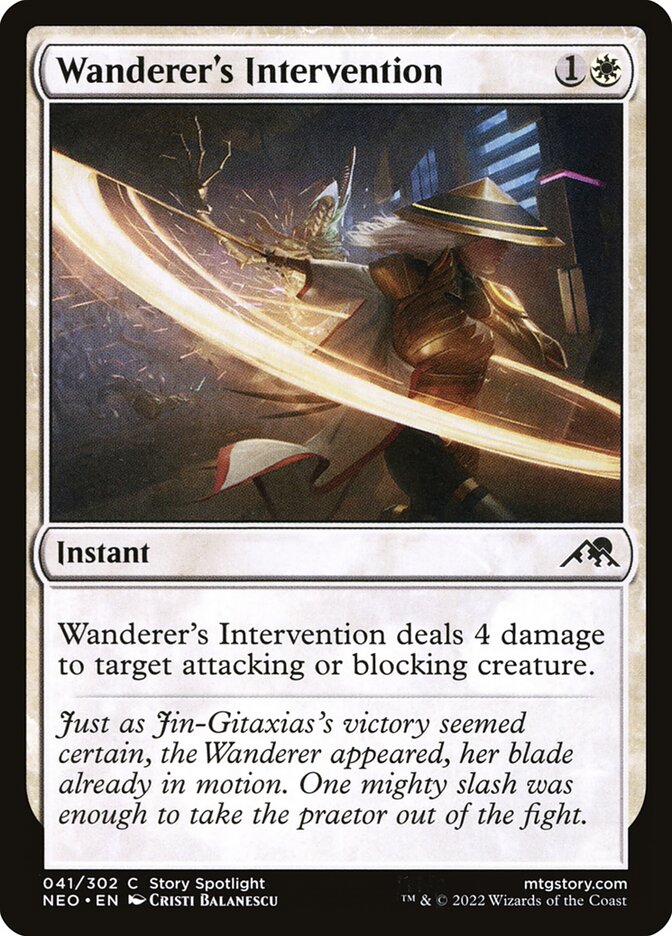 Wanderer's Intervention (41) - Kamigawa: Neon Dynasty (NEO)