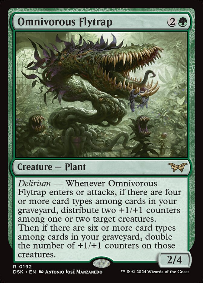 Omnivorous Flytrap (192) - Duskmourn: House of Horror (DSK)