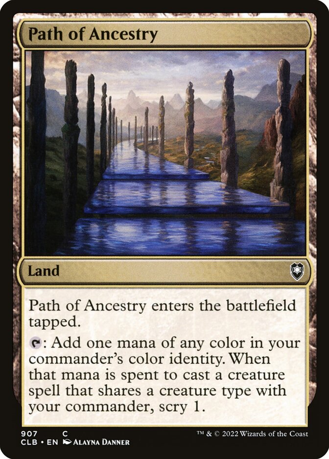Path of Ancestry (907) - Commander Legends: Battle for Baldur's Gate (CLB)
