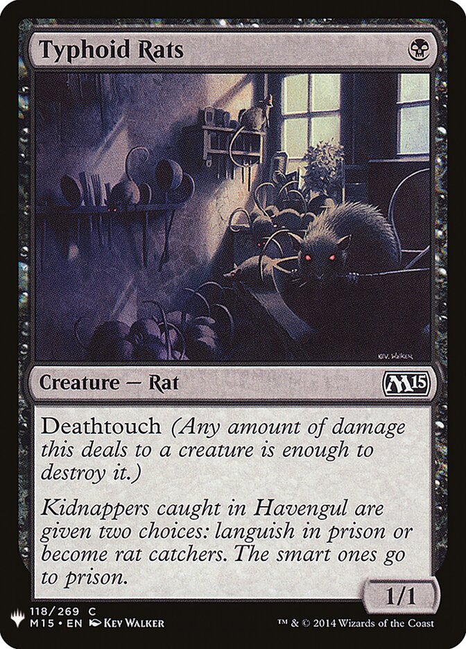Typhoid Rats (M15-118) - The List (PLST)