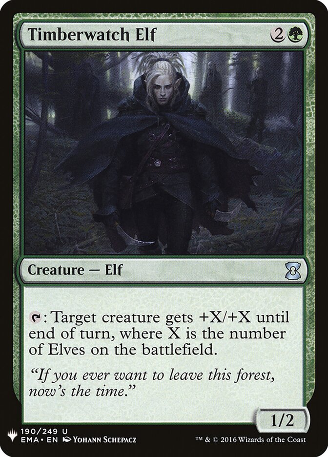 Timberwatch Elf (EMA-190) - The List (PLST)