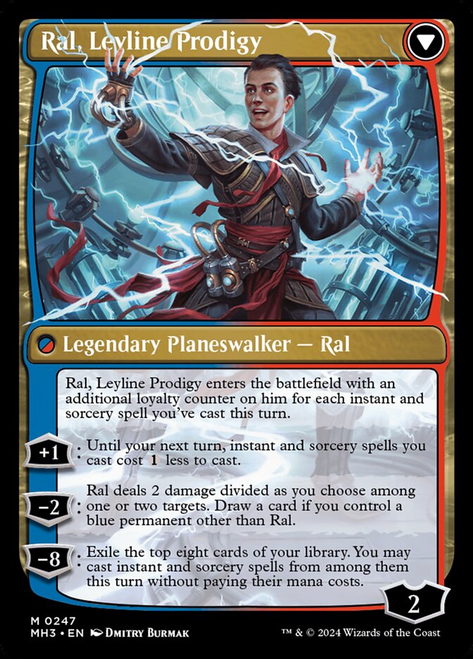 Ral, Monsoon Mage // Ral, Leyline Prodigy (247) - Modern Horizons 3 (MH3)