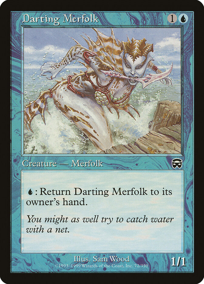 Darting Merfolk (72) - Mercadian Masques (MMQ)