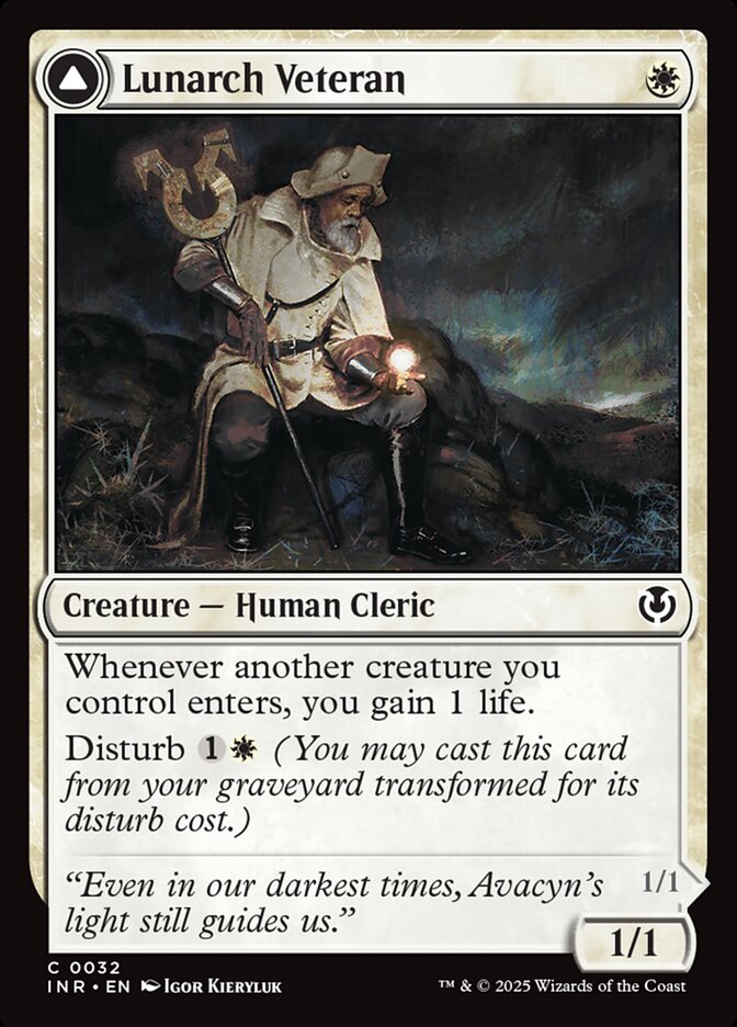 Lunarch Veteran // Luminous Phantom - [Foil] Innistrad Remastered (INR)