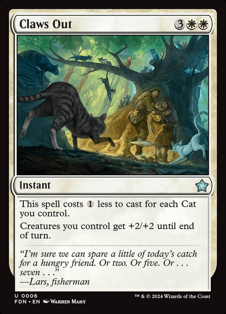 Claws Out (6) - Foundations (FDN)