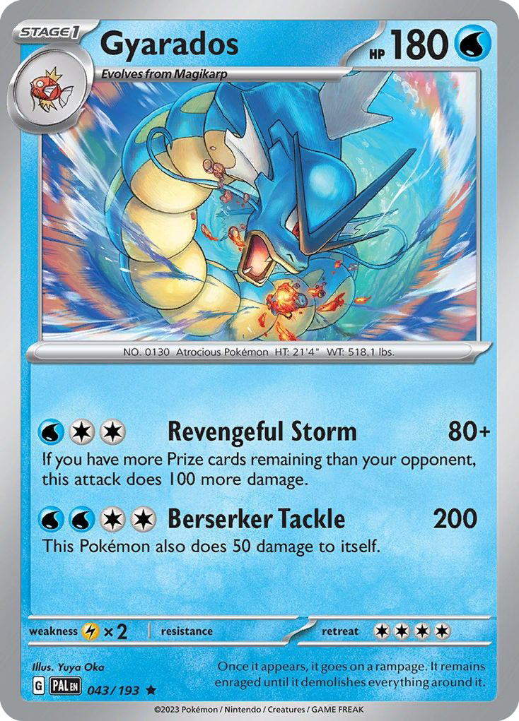 Gyarados (43/193) - [Holo Foil] Paldea Evolved (PAL)