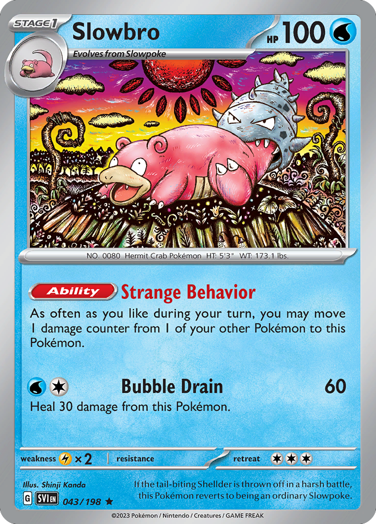 Slowbro (43/198) - [Holo Foil] Scarlet & Violet (SVI)