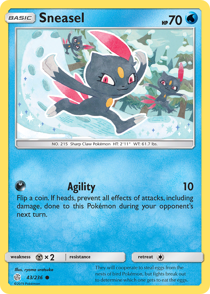 Sneasel (43/236) - Cosmic Eclipse (CEC)