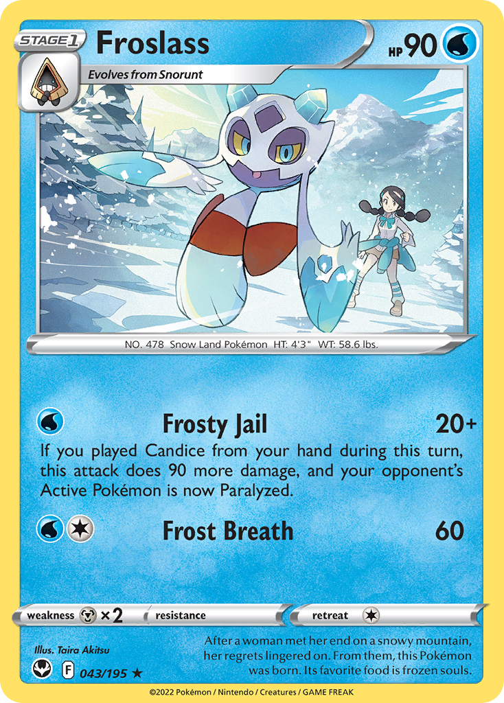 Froslass (43/195) - [Reverse Holo] Silver Tempest (SIT)