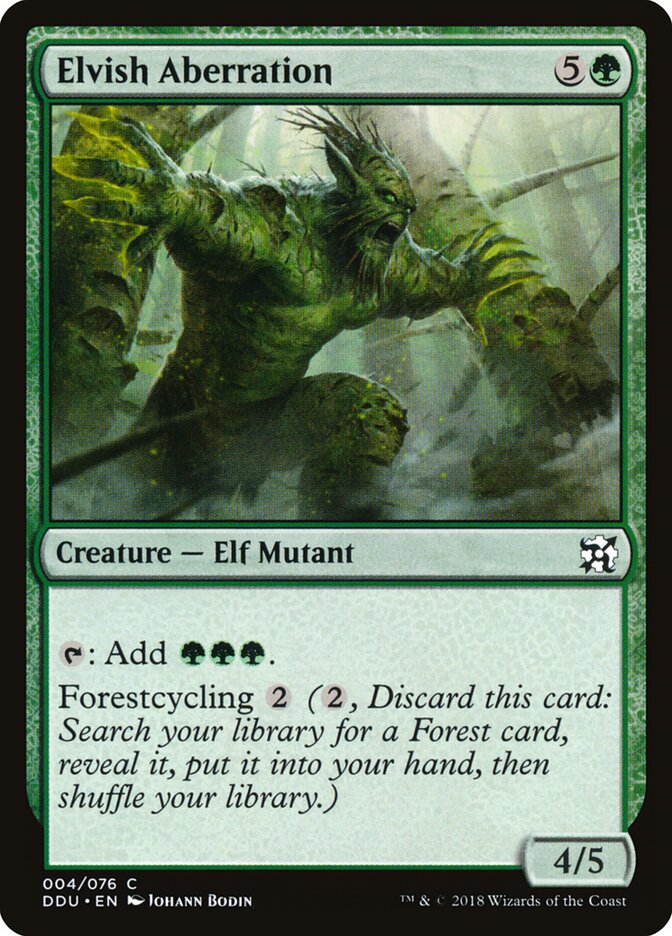 Elvish Aberration (4) - Duel Decks: Elves vs. Inventors (DDU)