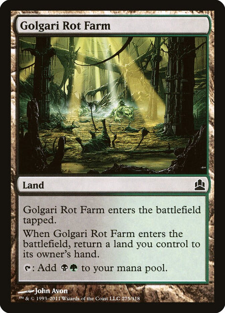 Golgari Rot Farm (275) - Commander 2011 (CMD)