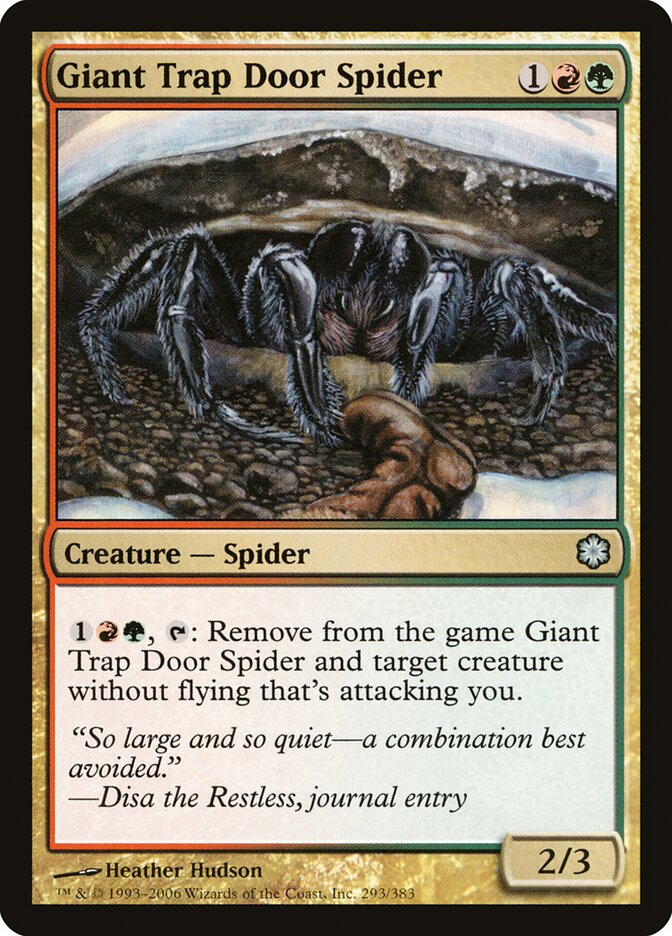 Giant Trap Door Spider (293) - Coldsnap Theme Decks (CST)
