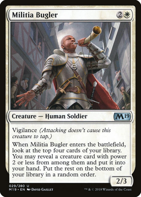 Militia Bugler (29) - Core Set 2019 (M19)