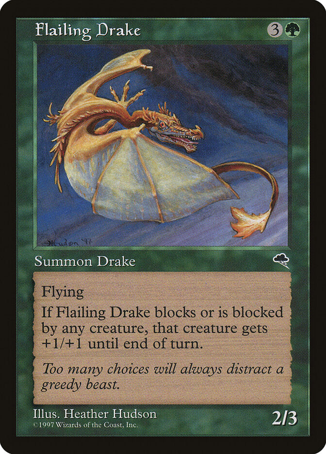 Flailing Drake (227) - Tempest (TMP)