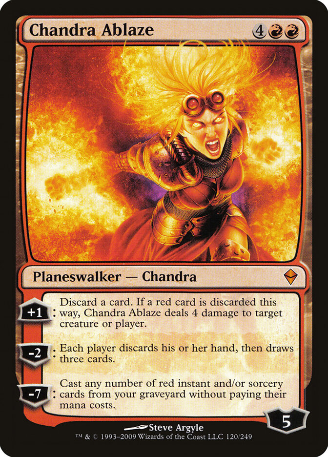Chandra Ablaze (120) - Zendikar (ZEN)