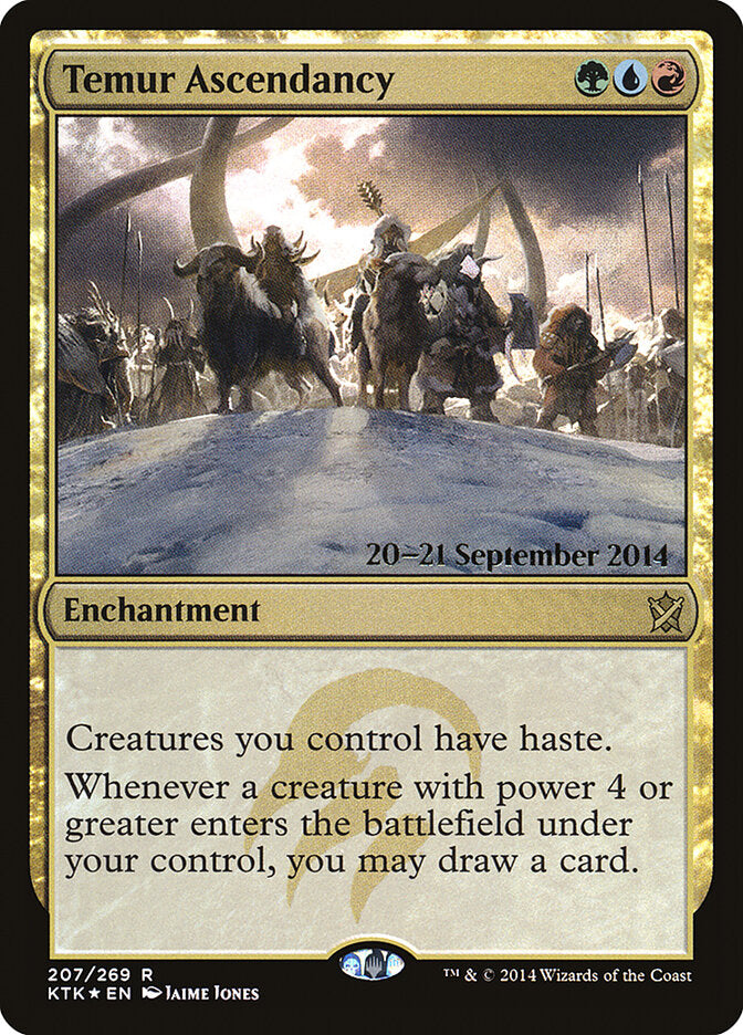 Temur Ascendancy (207s) - Khans of Tarkir Promos (PKTK)