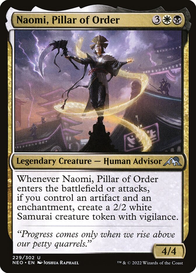 Naomi, Pillar of Order (229) - Kamigawa: Neon Dynasty (NEO)