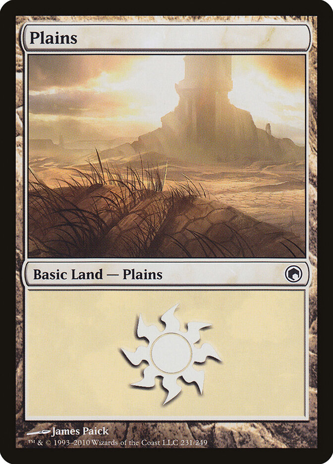Plains (231) - Scars of Mirrodin (SOM)