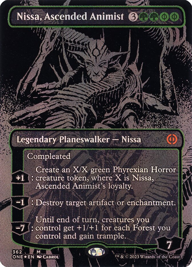 Nissa, Ascended Animist (362) - Phyrexia: All Will Be One (ONE)
