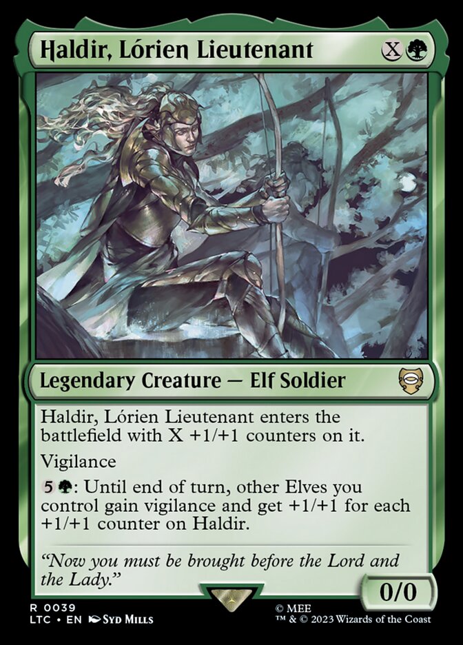Haldir, Lórien Lieutenant (39) - Tales of Middle-earth Commander (LTC)