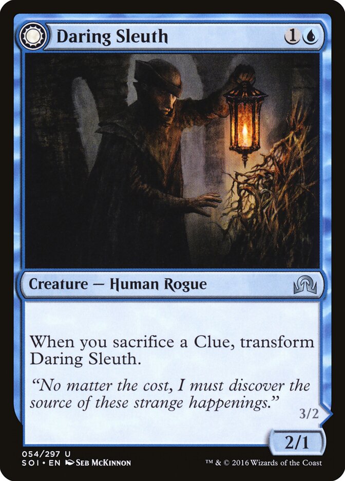 Daring Sleuth // Bearer of Overwhelming Truths (54) - Shadows over Innistrad (SOI)