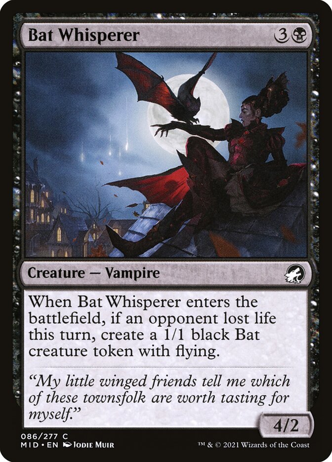 Bat Whisperer (86) - Innistrad: Midnight Hunt (MID)
