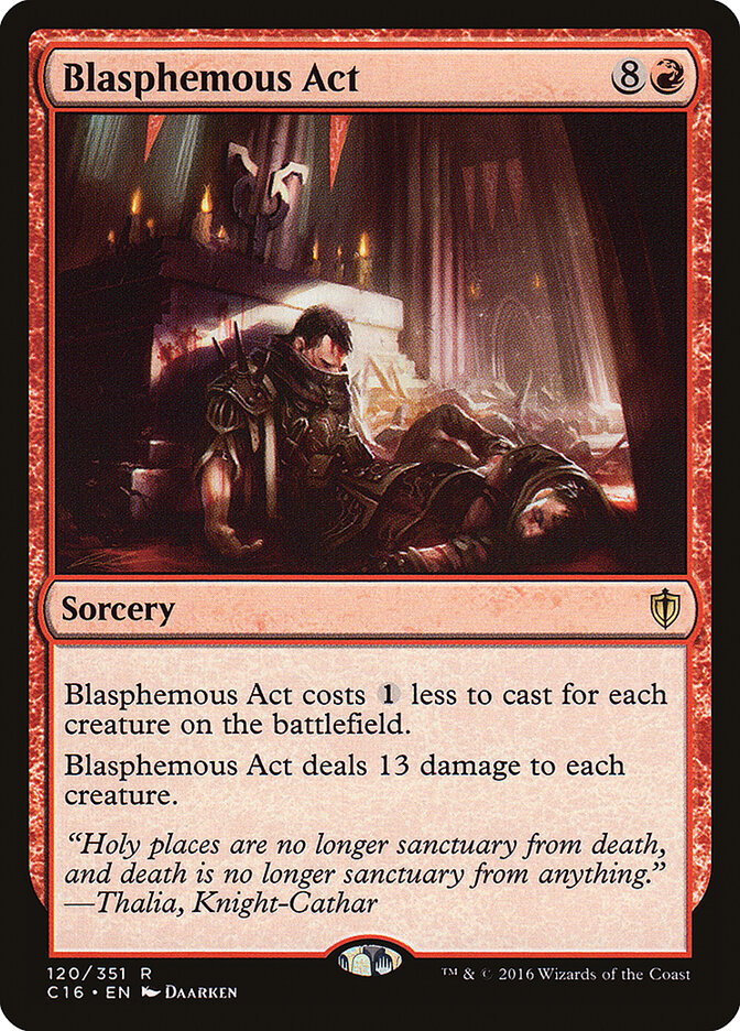 Blasphemous Act (120) - Commander 2016 (C16)