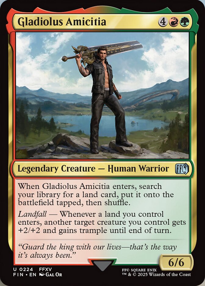 Gladiolus Amicitia (224) - [Foil] Final Fantasy (FIN)