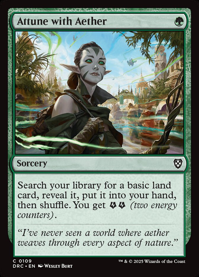 Attune with Aether - Aetherdrift Commander (DRC)