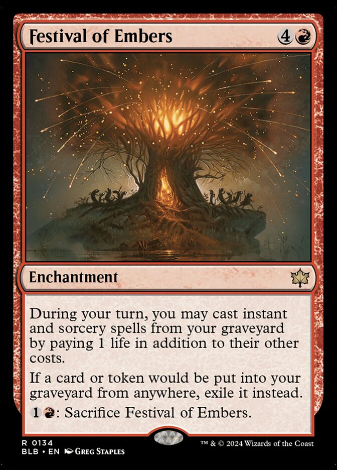 Festival of Embers - [Foil] Bloomburrow (BLB)