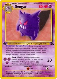 Gengar (20) - Fossil (FO)