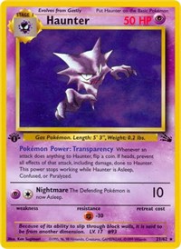 Haunter (21) - Fossil (FO)