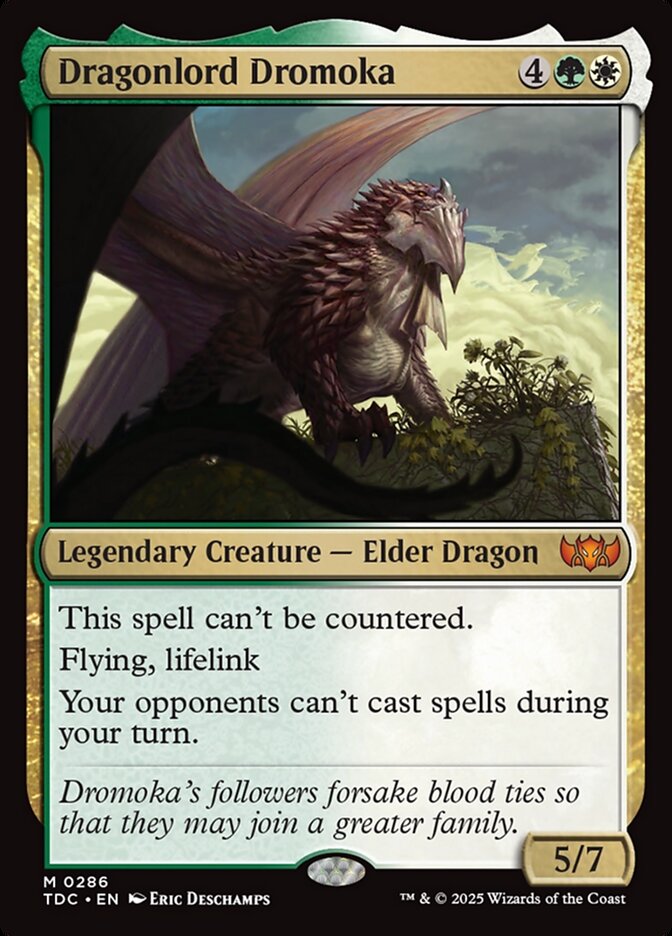 Dragonlord Dromoka (286) - Tarkir: Dragonstorm Commander (TDC)