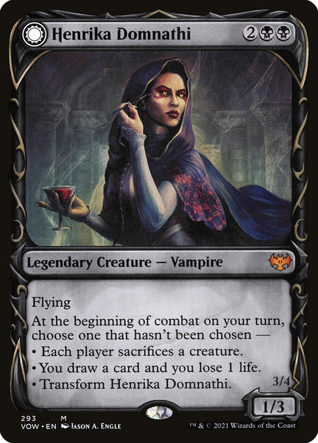 Henrika Domnathi // Henrika, Infernal Seer (293) - Innistrad: Crimson Vow (VOW)