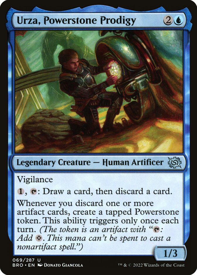 Urza, Powerstone Prodigy (69) - The Brothers' War (BRO)