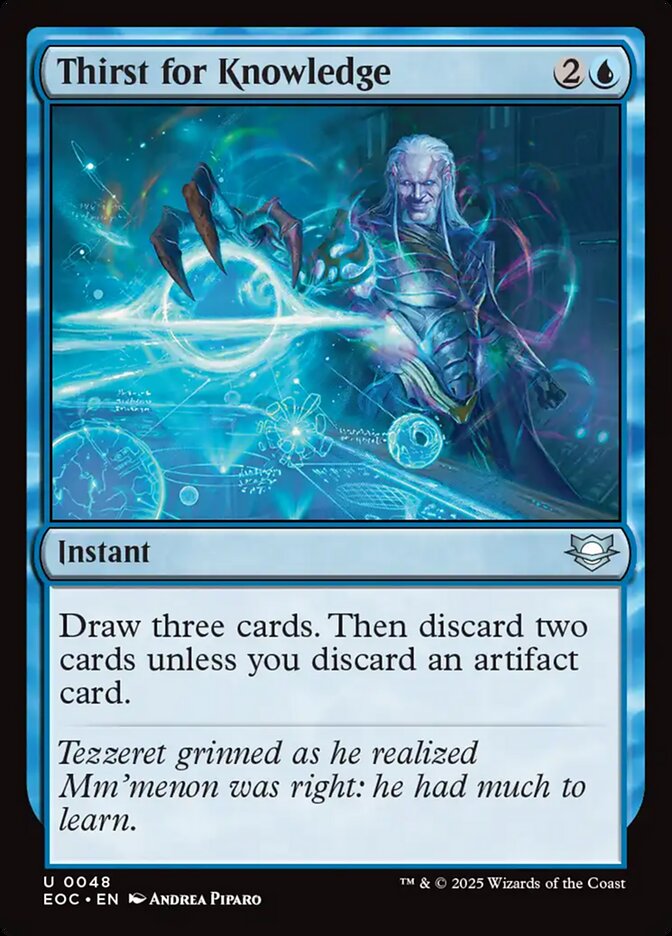 Thirst for Knowledge (48) - Edge of Eternities Commander (EOC)