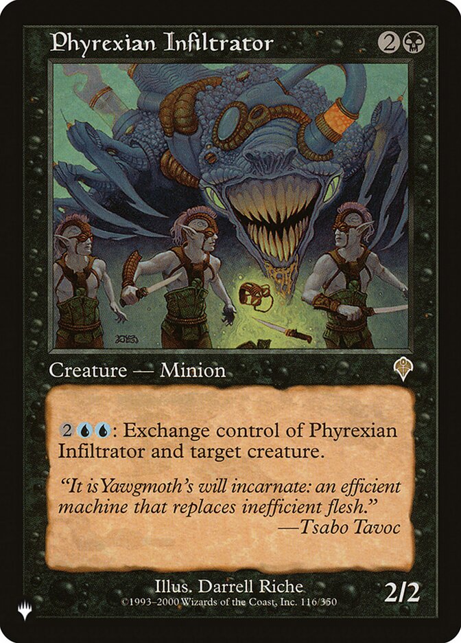 Phyrexian Infiltrator (INV-116) - The List (PLST)