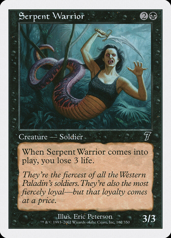 Serpent Warrior (162) - Seventh Edition (7ED)