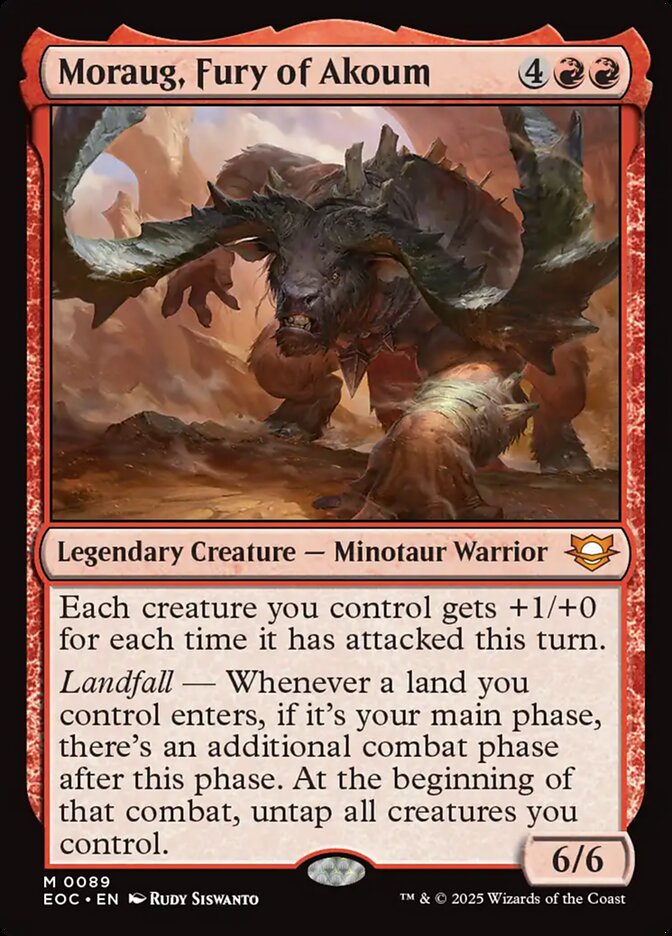 Moraug, Fury of Akoum (89) - Edge of Eternities Commander (EOC)