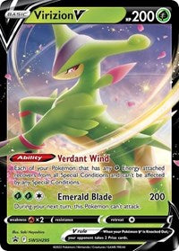 Virizion V - (SWSH295) - SWSH: Sword & Shield Promo Cards (SWSD)