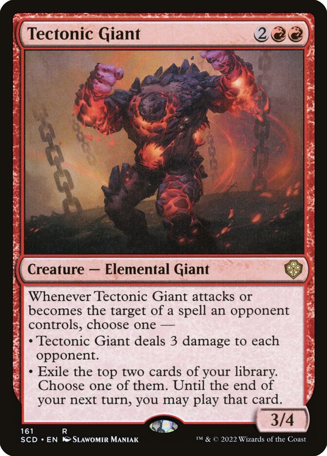 Tectonic Giant (161) - Starter Commander Decks (SCD)